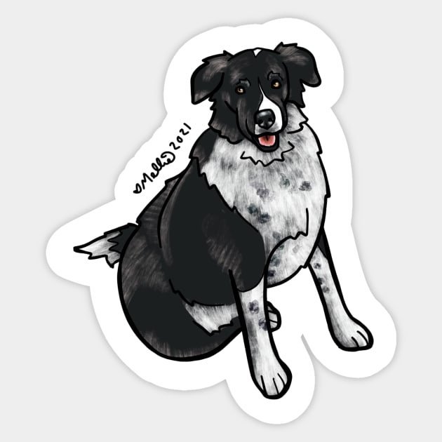 Thunder — Dogs of Redstone, Colorado Sticker by mellierosetest